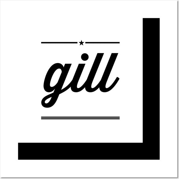 Gill is the name of a Jatt Tribe of Northern India and Pakistan Wall Art by PUTTJATTDA